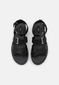 ONLY Shoes ONLMALU CHUNKY WRAP - Plateausandalette - Black -Mode Verkauf 6a6f74122d31472bb52dab3825b2ec80