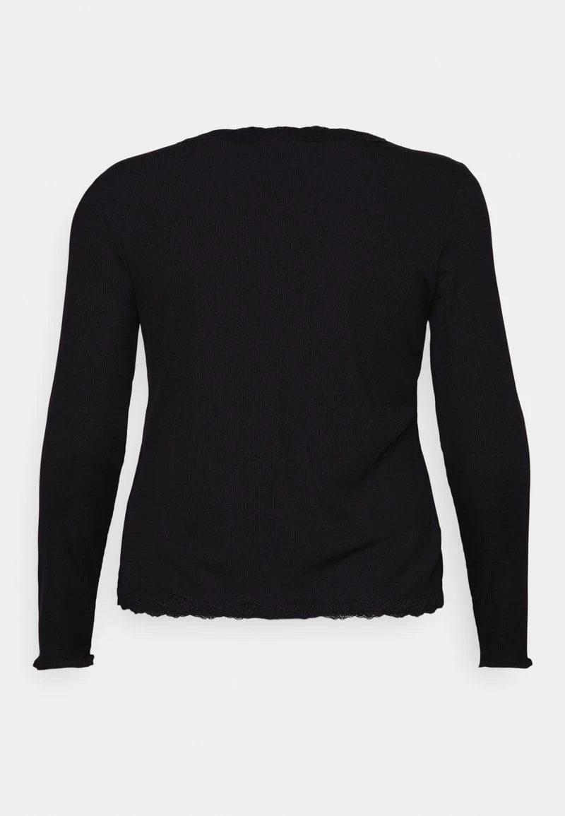 ONLY CARMAKOMA CARALIA LACE MIX - Langarmshirt - Black 4 ONLY CARMAKOMA CARALIA LACE MIX - Langarmshirt - Black – Bild 2