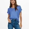 ONLY ONLMOSTER SS O-NECK NOOS JRS - T-Shirt Basic - Blue Yonder