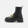 ONLY Shoes ONLBOSSI CHAIN BOOT - Plateaustiefelette - Black