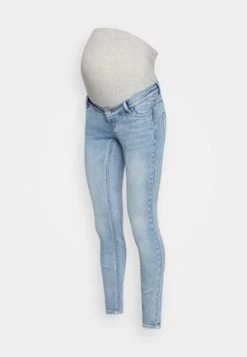 ONLY MATERNITY Jeans Skinny Fit - Light Blue Denim -Mode Verkauf 6cbe45df9c424fd9abe7a92a25f82c78