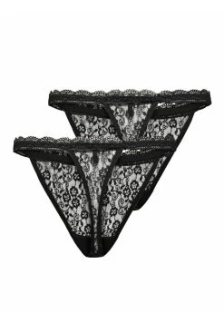 ONLY 4 ER PACK STRING ONLCAR - String - Schwarz -Mode Verkauf 6d0198936f9f4fee8c5cd5ba23af7eb9