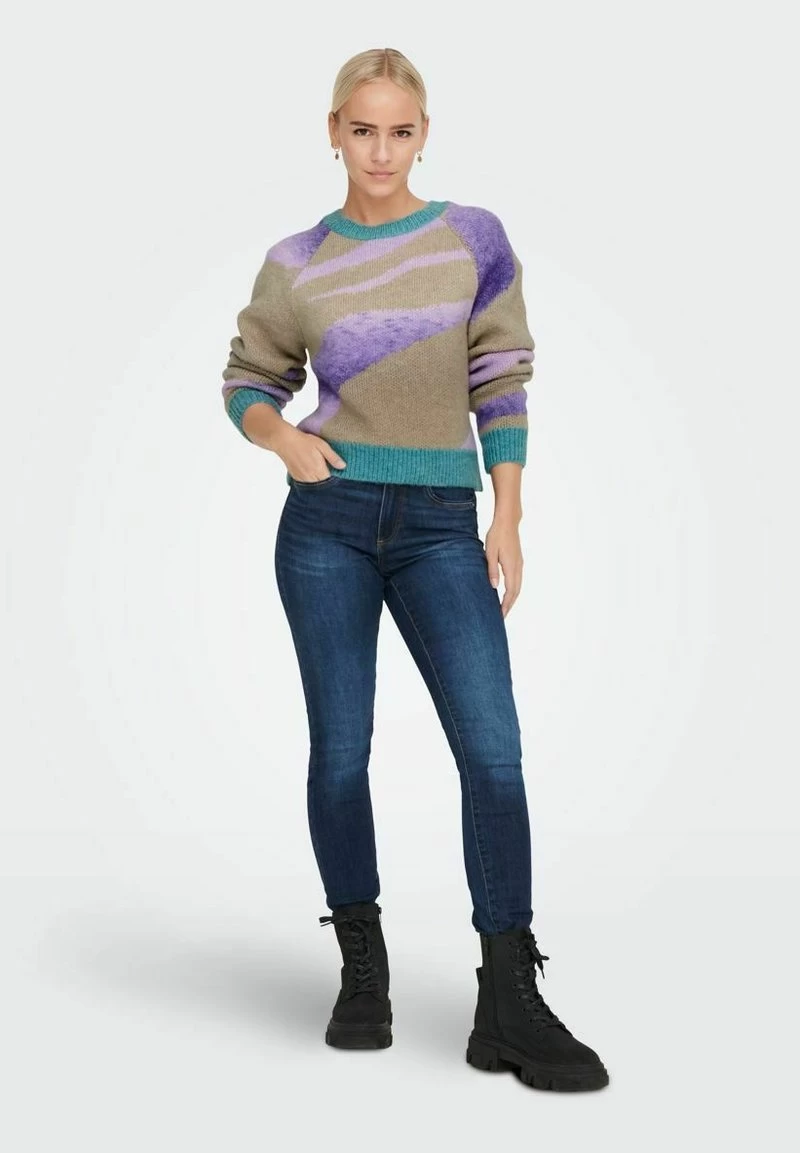 ONLY GEMUSTERTER - Strickpullover - Baltic 4 ONLY GEMUSTERTER - Strickpullover - Baltic – Bild 2