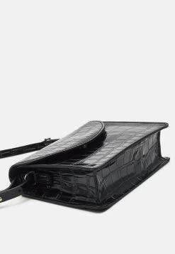 ONLY ONLPENNY CROSS BODY BAG - Umhängetasche - Black/shiny Silver Trim -Mode Verkauf 729c2456d0e9411b90c97205d63a7621