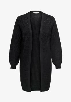 ONLY CARMAKOMA LANGARM CARMIRLA - Strickjacke - Schwarz -Mode Verkauf 72c46fe139ec417d92be29c7683ce8c0