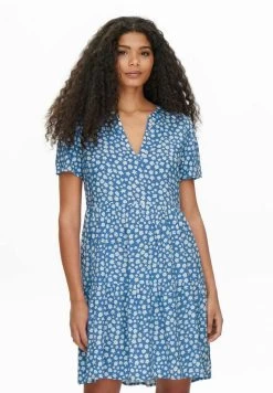 ONLY ZALLY LIFE S/S THEA NOOS PTM - Freizeitkleid - Campanula