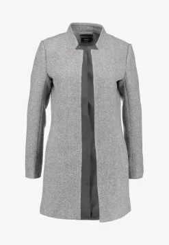 ONLY ONLSOHO COATIGAN - Kurzmantel - Light Grey Melange -Mode Verkauf 7545e82534c742a89a9d7b3d68deef9b