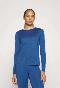 Only Play ONPIVY ON TRAIN TEE - Langarmshirt - Strong Blue Melange/blue Nights