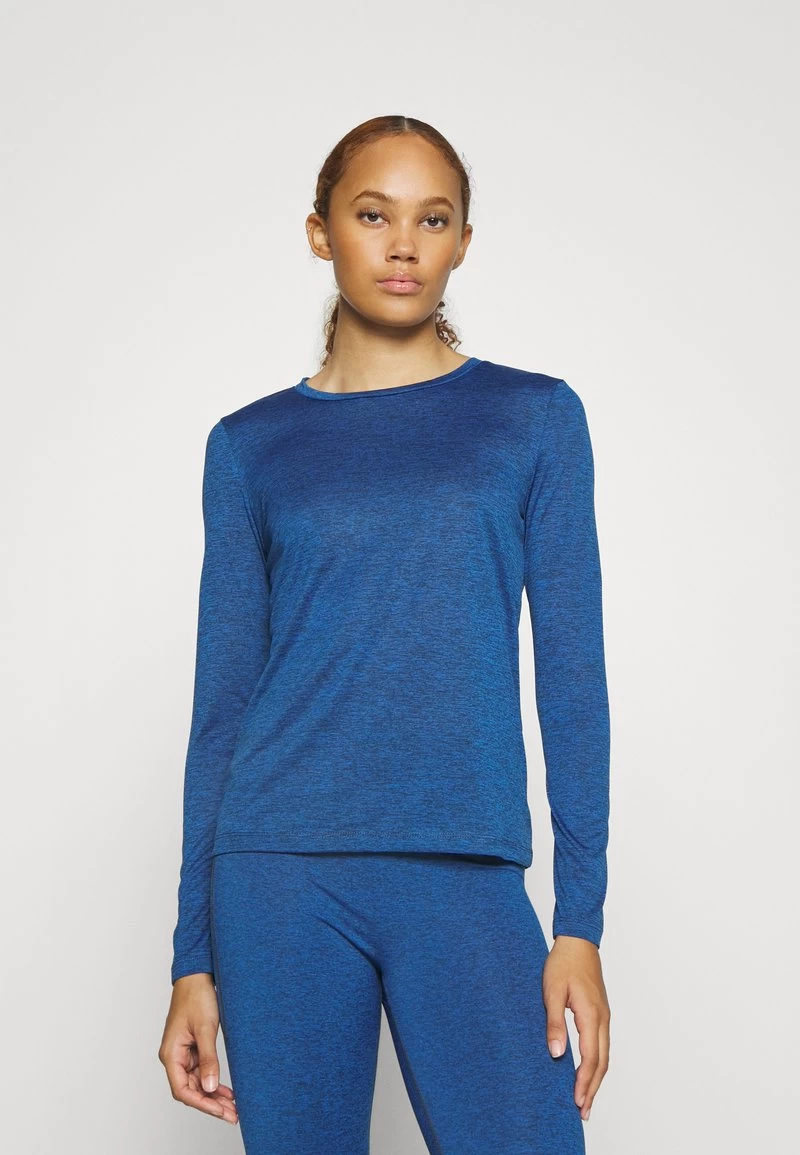 Only Play ONPIVY ON TRAIN TEE - Langarmshirt - Strong Blue Melange/blue Nights 3 Only Play ONPIVY ON TRAIN TEE - Langarmshirt - Strong Blue Melange/blue Nights