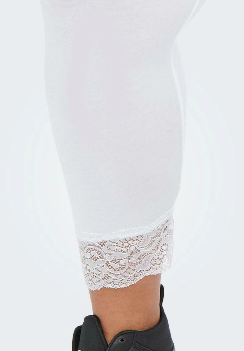 ONLY CARMAKOMA KURZE 7/8 CARTIME - Leggings - Hosen - Weiß 7 ONLY CARMAKOMA KURZE 7/8 CARTIME - Leggings - Hosen - Weiß – Bild 5