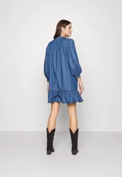 ONLY MATERNITY OLMALAIA DRESS - Jerseykleid - Medium Blue Denim -Mode Verkauf 798e38260a264ca6ad04ebf9c5b53230