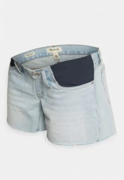 ONLY MATERNITY HIGH WAIST - Jeans Shorts - Light Blue Denim -Mode Verkauf 7a8d26fc62b649fdbff87e8e84346e2b