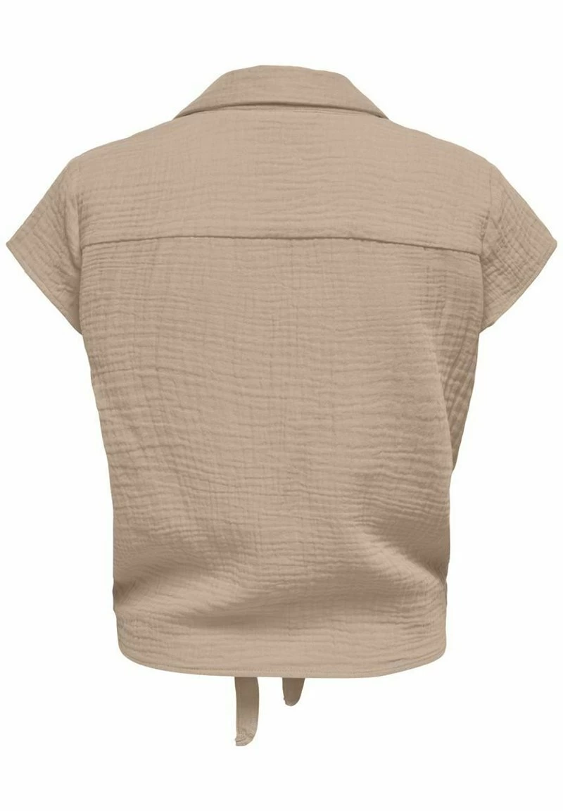 ONLY GEKNOTETE - Hemdbluse - Oxford Tan 6 ONLY GEKNOTETE - Hemdbluse - Oxford Tan – Bild 4