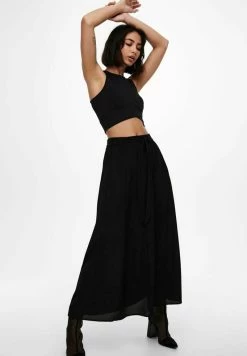 ONLY LANG - Maxirock - Black 12 ONLY LANG - Maxirock - Black -Mode Verkauf 7d2f8af9b25d412a93f52684ab014deb