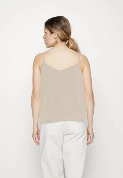 ONLY ONLMETTE STRAP BUTTON - Top - Pumice Stone -Mode Verkauf 7dd5106819354370a92db77318e619b8