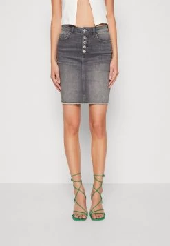 ONLY ONLBLUSH LIFE SKIRT - Bleistiftrock - Grey Denim