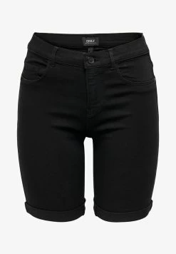 ONLY BERMUDA RAIN - Jeans Shorts - Schwarz -Mode Verkauf 860f52845a1944998c9028f8b9670bc0