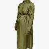ONLY MATERNITY LANGARM - Blusenkleid - Khaki -Mode Verkauf 86d126efe26049f1bd561044793cb3d3