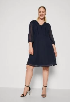 ONLY CARMAKOMA CARNEW BETTINA KNEE DRESS - Cocktailkleid/festliches Kleid - Night Sky -Mode Verkauf 878414e6314b474c8fa8107399b282e5