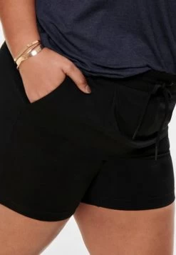 ONLY CARMAKOMA GOLDTRASH LIFE EASY JRS - Shorts - Black -Mode Verkauf 87fc5870379847fba2517cd8af65e5b6