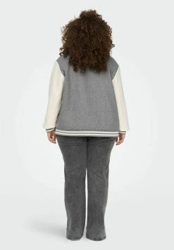 ONLY CARMAKOMA CURVY - Bomberjacke - Medium Grey Melange -Mode Verkauf 8a49e20a348d4d1f8e2dca06ba91d42f