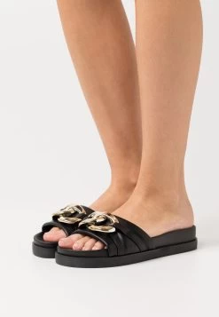 ONLY Shoes ONLMINNIE CHAIN - Pantolette Flach - Black