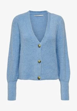 ONLY LANGARM ONLCLARE - Strickjacke - Blau -Mode Verkauf 8dc24652947743a6978f750171fcded3
