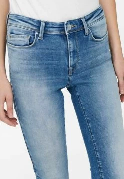 ONLY Jeans Skinny Fit - Light Medium Blue Denim -Mode Verkauf 8dcfc429d7604a939e1e8d0967da528d