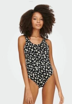 ONLY DEEP BACK - Badeanzug - Black