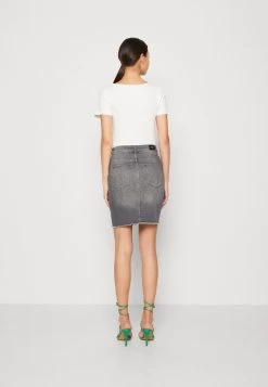ONLY ONLBLUSH LIFE SKIRT - Bleistiftrock - Grey Denim -Mode Verkauf 913eaee91c0a462fa079bd1d893fc539