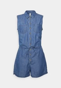 ONLY ONLMILEN PLAYSUIT - Jumpsuit - Medium Blue Denim -Mode Verkauf 91610ad1bf7f417cb029787a9d224066