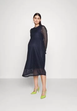 ONLY MATERNITY OLMEMILY LACE DRESS - Freizeitkleid - Night Sky