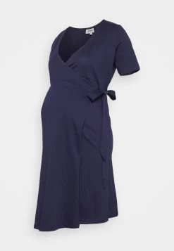 ONLY MATERNITY OLMMAY WRAP DRESS - Jerseykleid - Evening Blue -Mode Verkauf 92c7615bc4d14c0c9c8703fc0dedd34c 2
