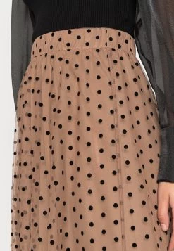 ONLY ONLPONERA TULLE DOT SKIRT - Maxirock - Leaveless Tree/dots Black -Mode Verkauf 95eaf54e21a04a3cb6be738be14c91c4