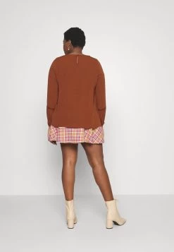 ONLY CARMAKOMA CARMIKKA - Bluse - Chocolate Fondant -Mode Verkauf 97009738ce4b4fc295ee878d25ad2708