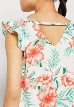 ONLY ONLSYLVIE LIFE FRILL DRESS - Freizeitkleid - Cloud Dancer -Mode Verkauf 97dd59370dfb40eb8c300da34c74d3e0