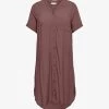 ONLY CARMAKOMA CARNEWDENIZIA - Blusenkleid - Rose Brown