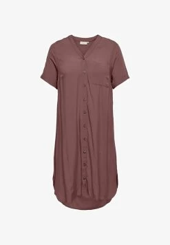 ONLY CARMAKOMA CARNEWDENIZIA - Blusenkleid - Rose Brown