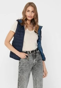 ONLY Weste - Bleu -Mode Verkauf 992b8e4e07b14ee993e4c3e9622f006e