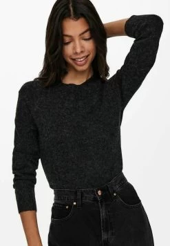 ONLY BASIC LANGARM RUNDHAL - Strickpullover - Schwarz 12 ONLY BASIC LANGARM RUNDHAL - Strickpullover - Schwarz -Mode Verkauf 9d459163b78c4d46b9e4b09caa848ae5