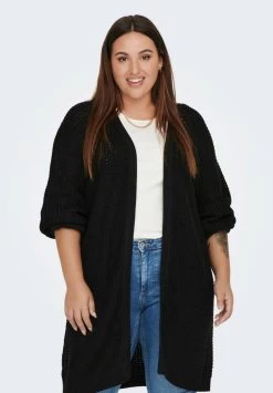 ONLY CARMAKOMA LANGARM CARMIRLA - Strickjacke - Schwarz