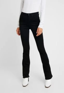 ONLY ROYAL HIGH SWEET - Jeans Bootcut - Black