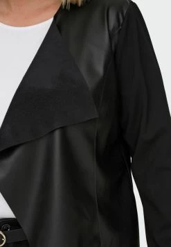 ONLY CARMAKOMA CURVY - Kunstlederjacke - Black -Mode Verkauf a085a92ff9564cf998c6e8a87feb08f9