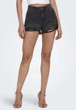 ONLY KURZE HIGH WAIST DESTROYED ONLPACY - Jeans Shorts - Schwarz 11 ONLY KURZE HIGH WAIST DESTROYED ONLPACY - Jeans Shorts - Schwarz -Mode Verkauf a13416d89ff3493f98438b43034da818