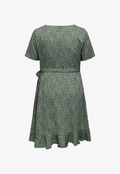 ONLY CARMAKOMA CARLIVIA V NECK WRAP - Freizeitkleid - Swamp -Mode Verkauf a2211a5868fe400cae92bec823275c8c