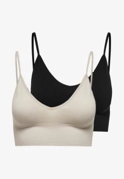 ONLY CROP SPAGHETTI 2-ER PACK VIC - Bustier - Schwarz Beige 13 ONLY CROP SPAGHETTI 2-ER PACK VIC - Bustier - Schwarz Beige -Mode Verkauf a23c9c570dd94cf39eba12f1624d4db8