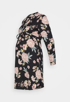 ONLY MATERNITY OLMCORY V NECK - Blusenkleid - Black -Mode Verkauf a24e59d948a94da78e7aeb77095c45d3