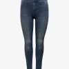 ONLY ONLMILA - Jeans Skinny Fit - Blue Black Denim