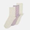 ONLY ONLREGITZE VALENTINE 3 PACK - Socken - Cloud Dancer