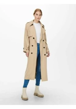 ONLY ONLCHLOE DOUBLE OTW NOOS - Trenchcoat - Tannin